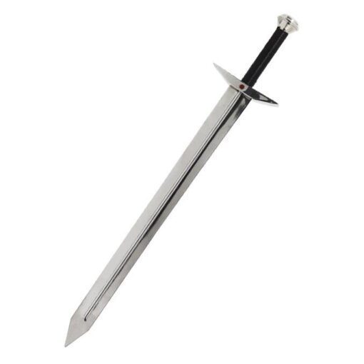 Espada de Ogum grande engarzada de acero - Imagen 2
