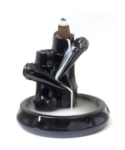 Fuente de humo 2 cañas