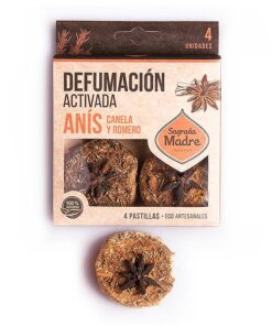 Pastillas de Defumación Activada Anis + Canela + Romero