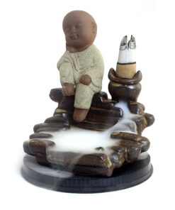 Fuente de humo Buda niño