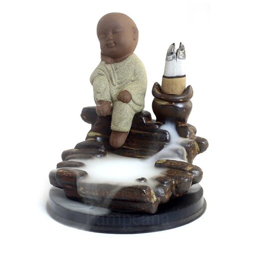 Fuente de humo Buda niño