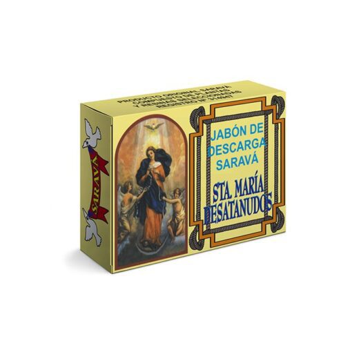 Virgen Desatanudos en jabon