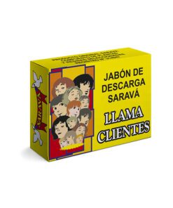 Llama clientes en jabon