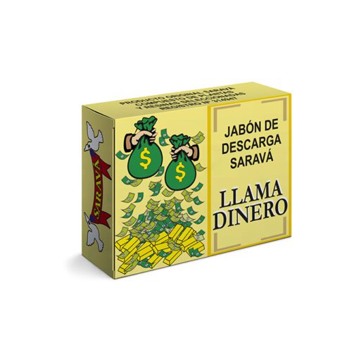 Llama dinero en jabon