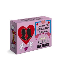 Llama hombre en jabon