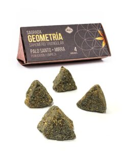 Sahumerio Sagrada Geometría Palo Santo - Mirra