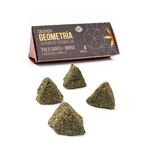 Sahumerio Sagrada Geometría Palo Santo - Mirra