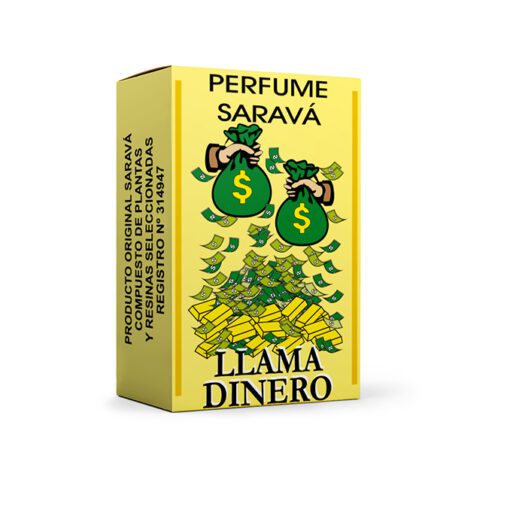 Llama dinero en perfume