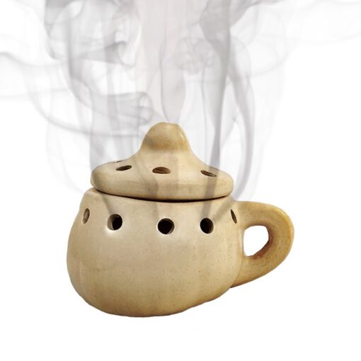 Sahumeriador de ceramica - Calabaza