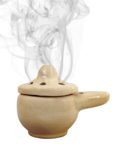 Sahumeriador de ceramica - Lampara