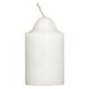 Velon pilar chico de 4x6cm liso - blanco