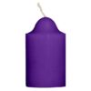 Velon pilar chico de 4x6cm liso - violeta