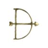 Arco y flecha de bronce