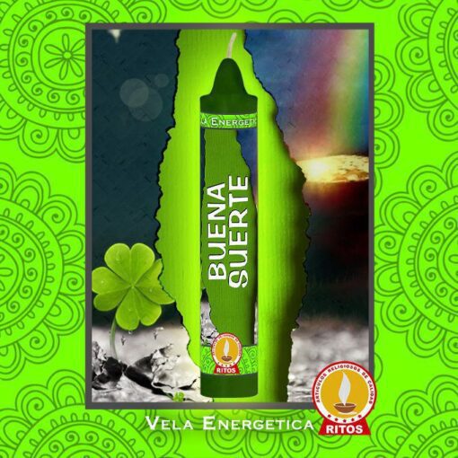 Vela energetica buena suerte
