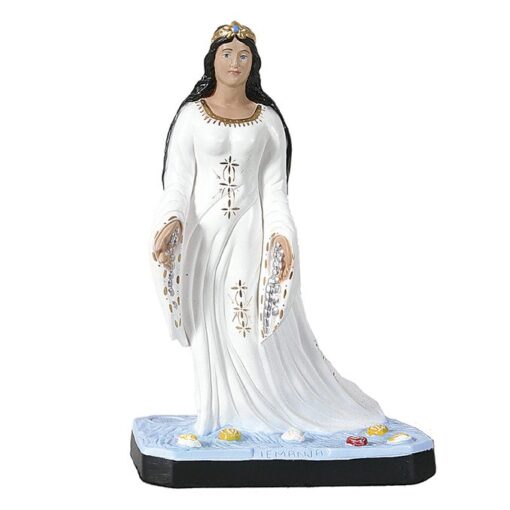 Iemanja ropa blanca en yeso