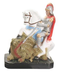 San Jorge imagen de yeso