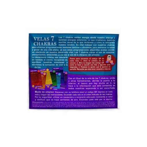 Pack de velas 7 chakras - Ritos - Imagen 2