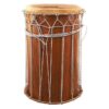 Tambor de madera con aro 26 x 50