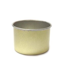 Vaso porta veladora metalico