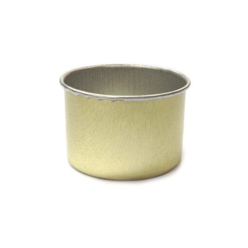 Vaso porta veladora metalico