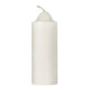 Velon pilar mediano de 4x10cm liso - blanco